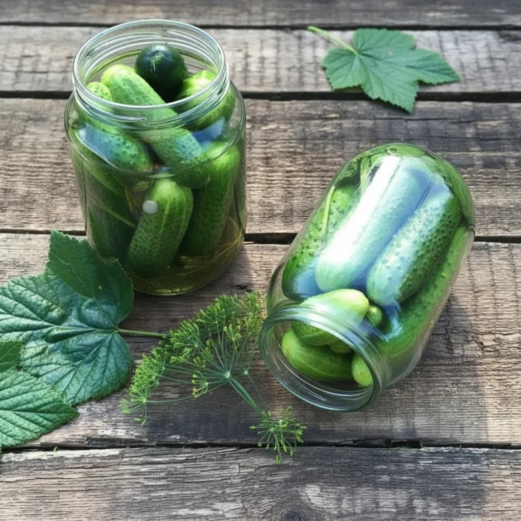 Огурцы в банке