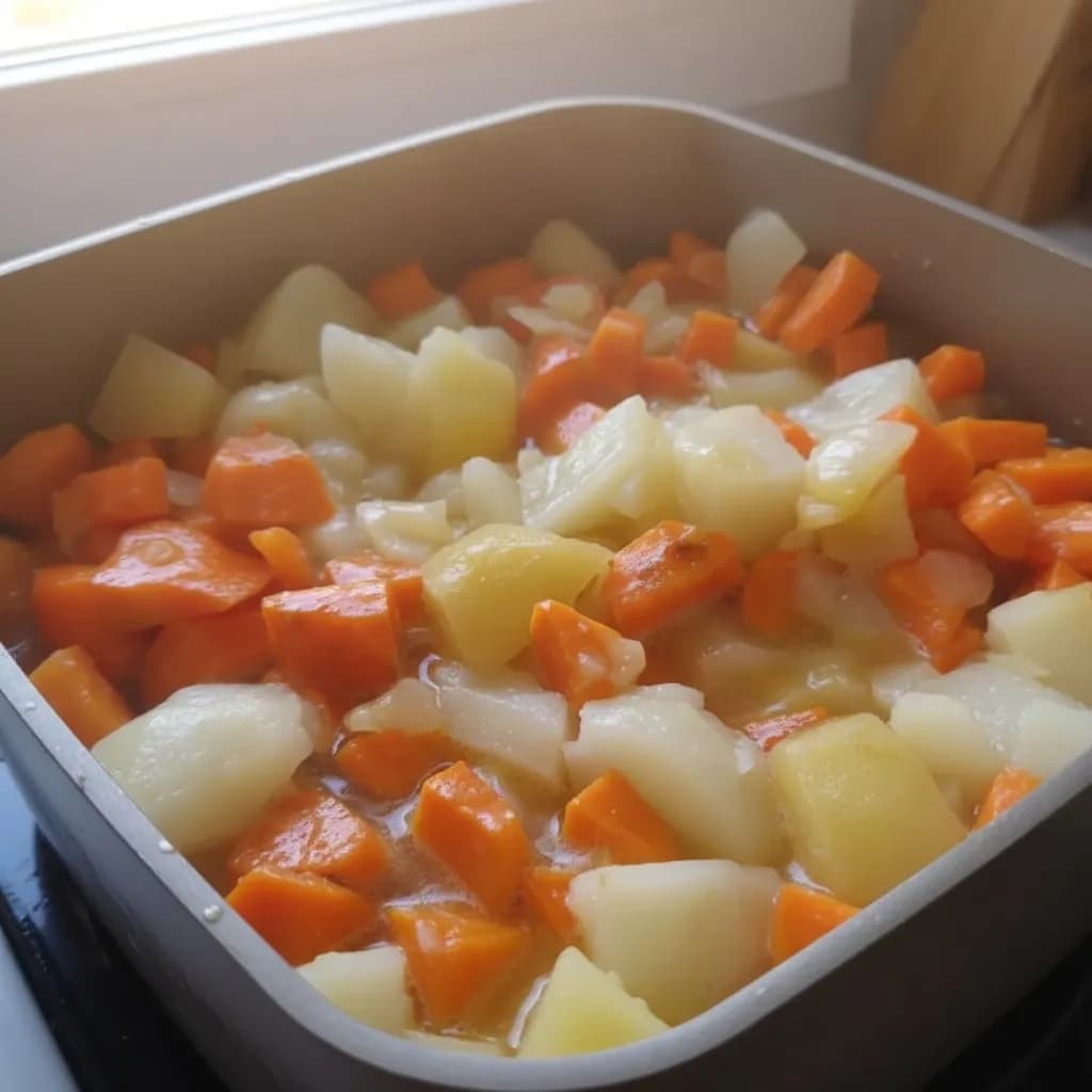 Овощи в кастрюле