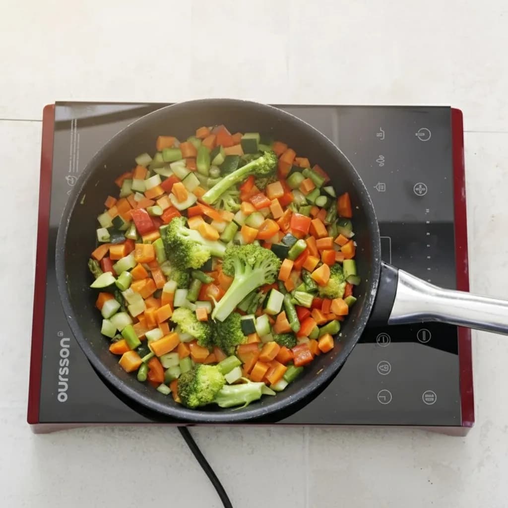 Овощи на сковороде