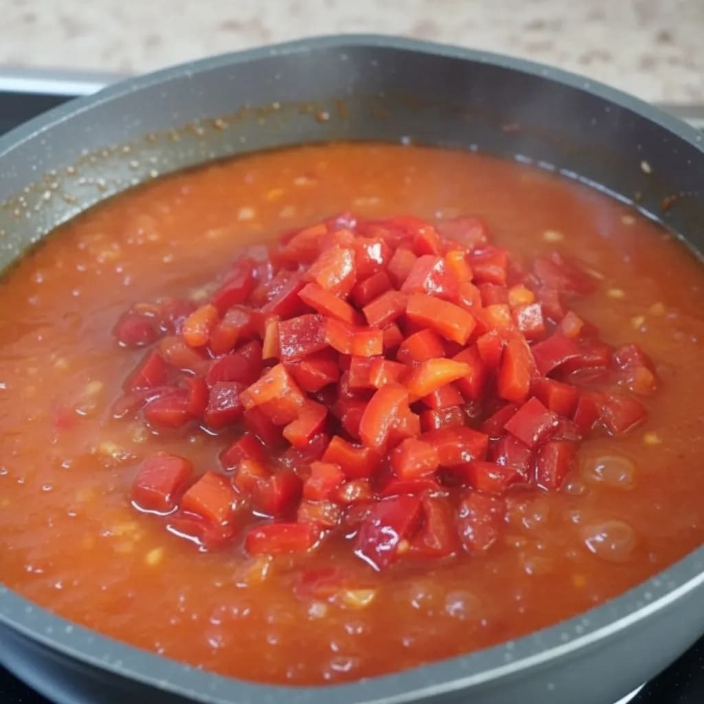 Перец в соусе