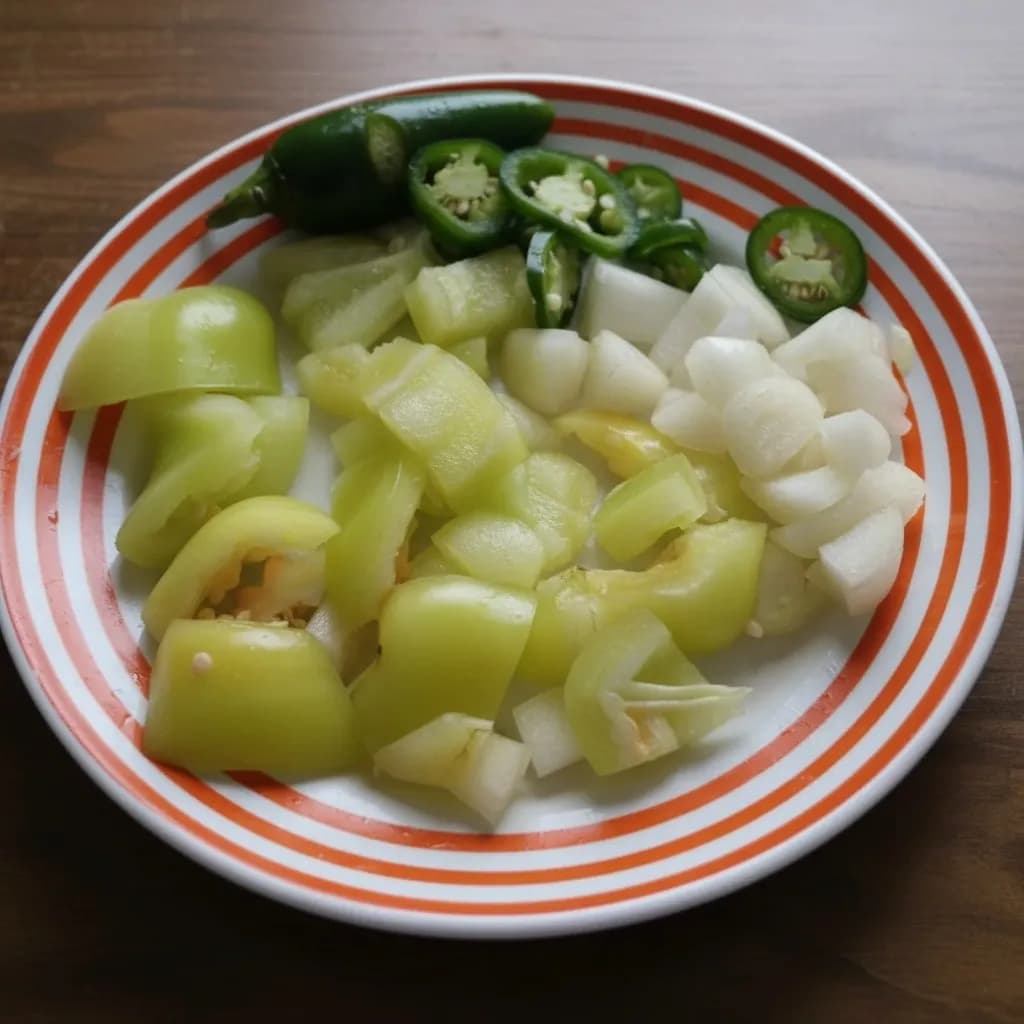 Перец и чеснок