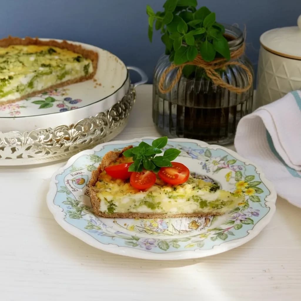 Пирог с брокколи