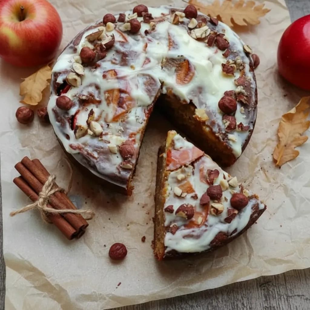 пирог с кремом