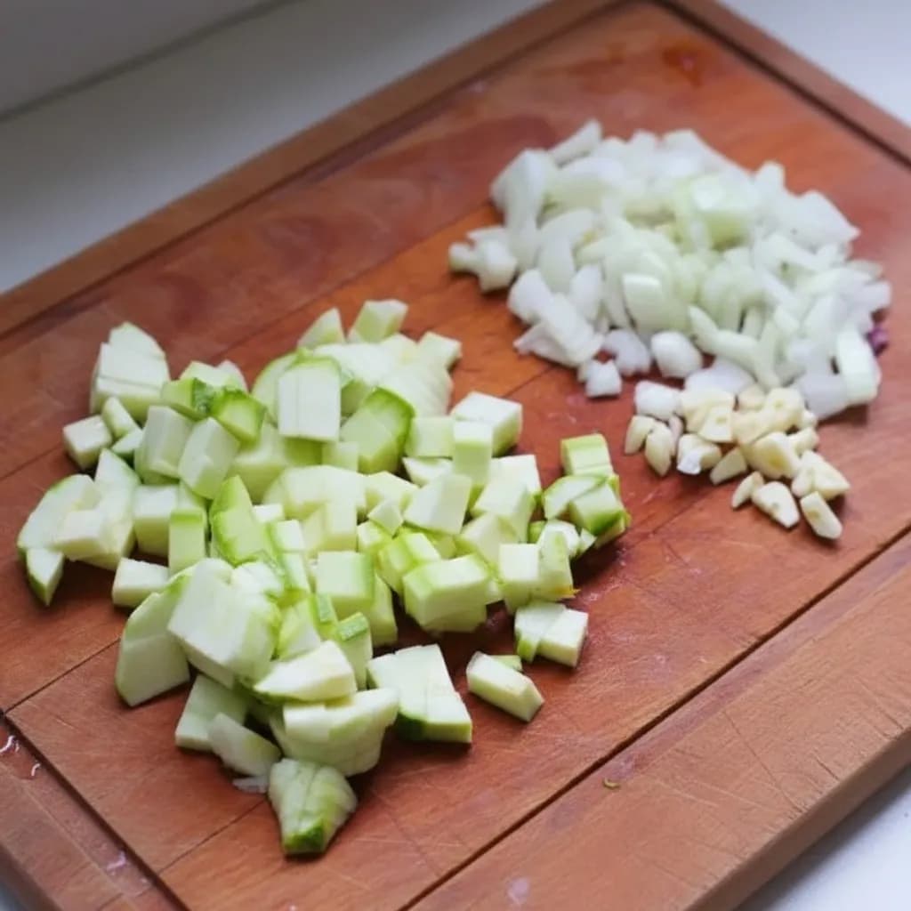 Подготовка кабачка