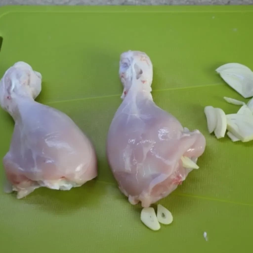 Подготовка куриных голеней