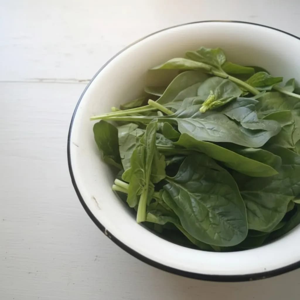 Подготовка шпината