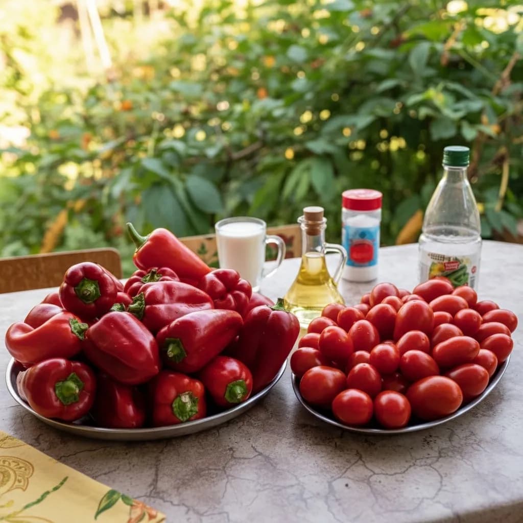 подготовленные овощи