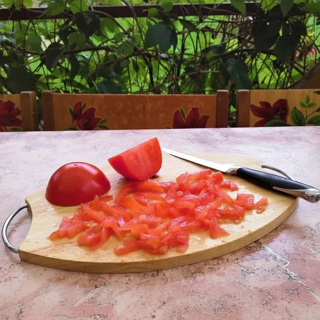 помидоры дольками