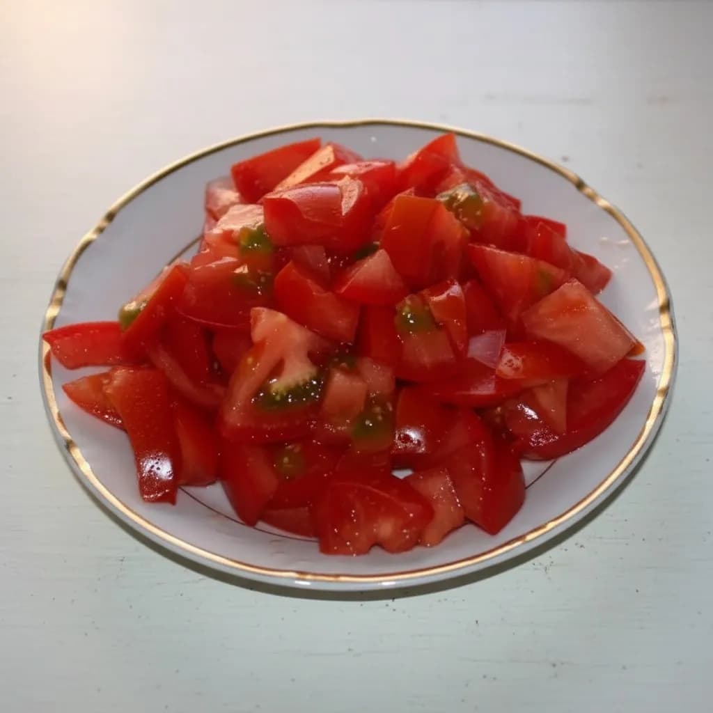 Помидоры и кинза