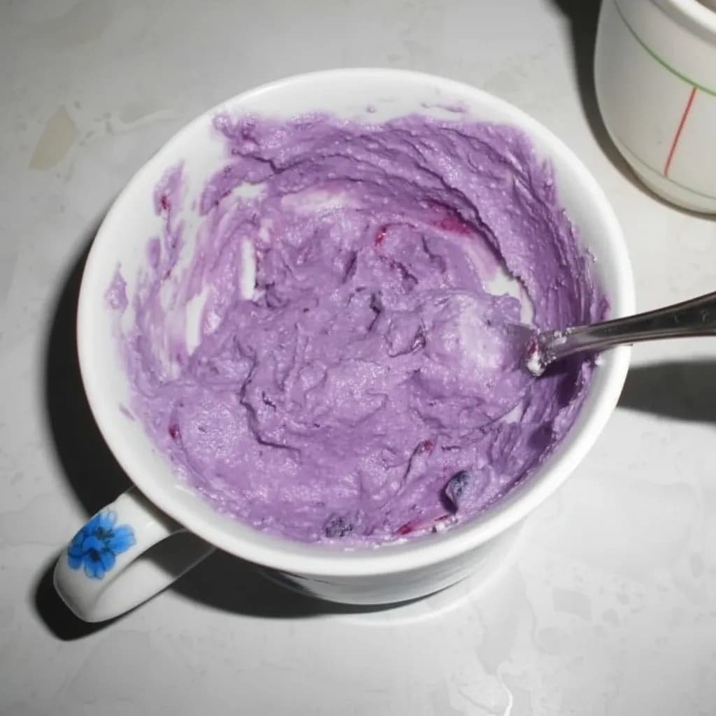 рикотта с черникой