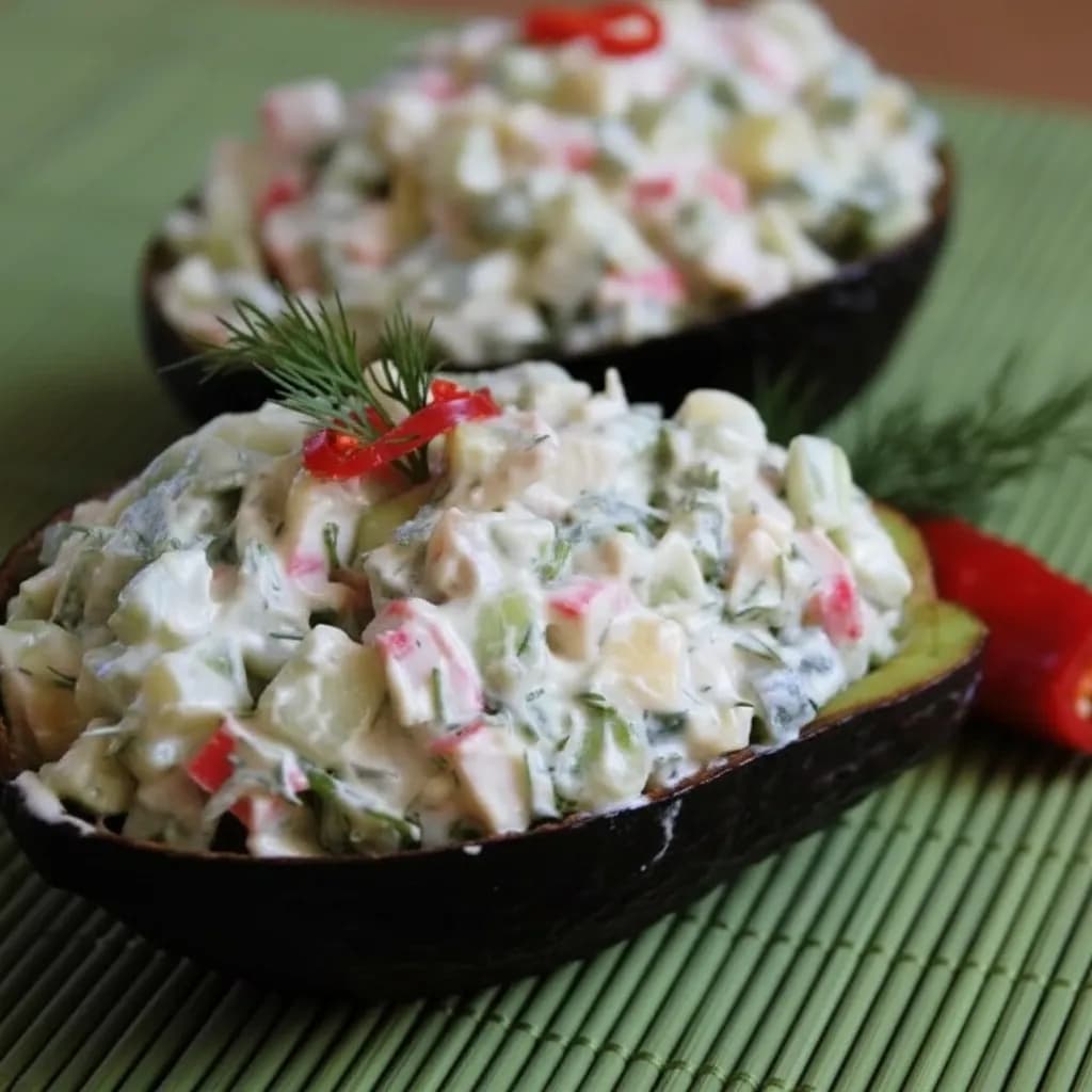 Салат с авокадо