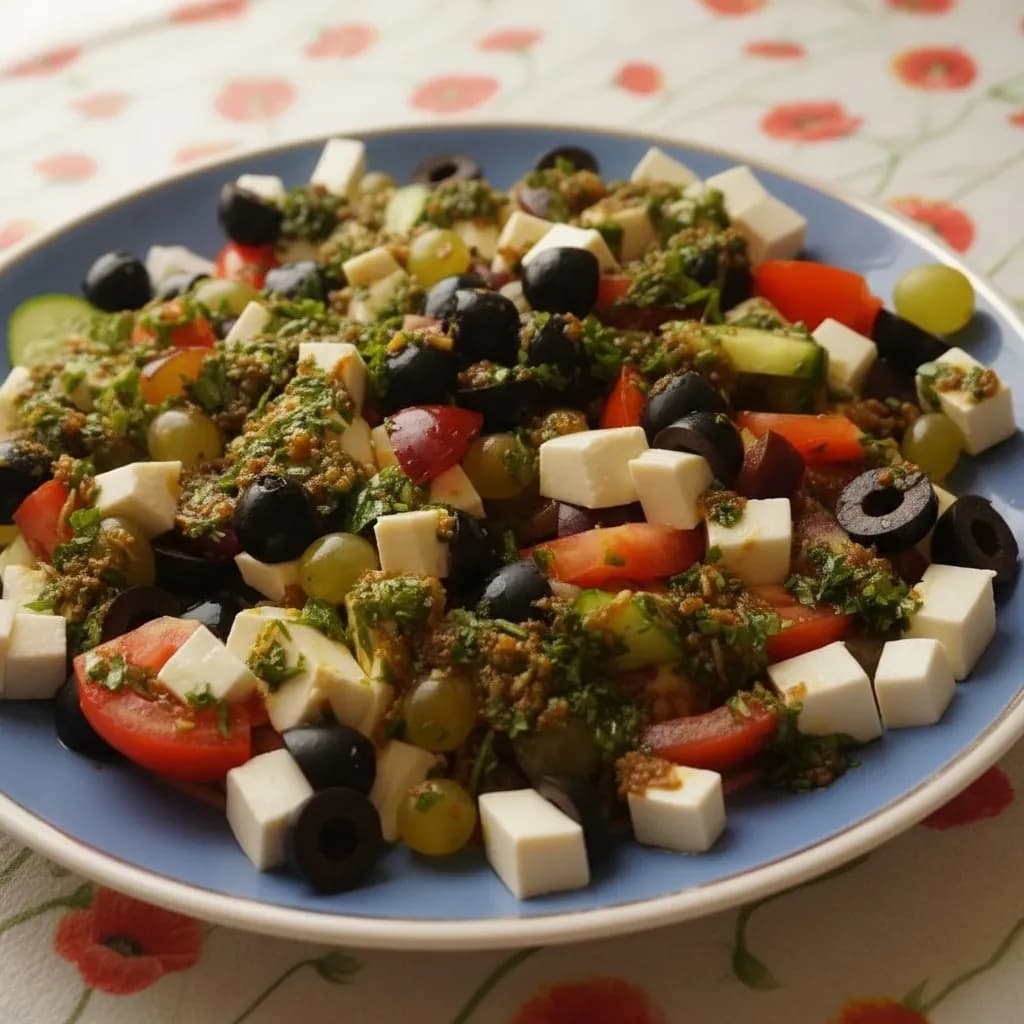 салат с заправкой