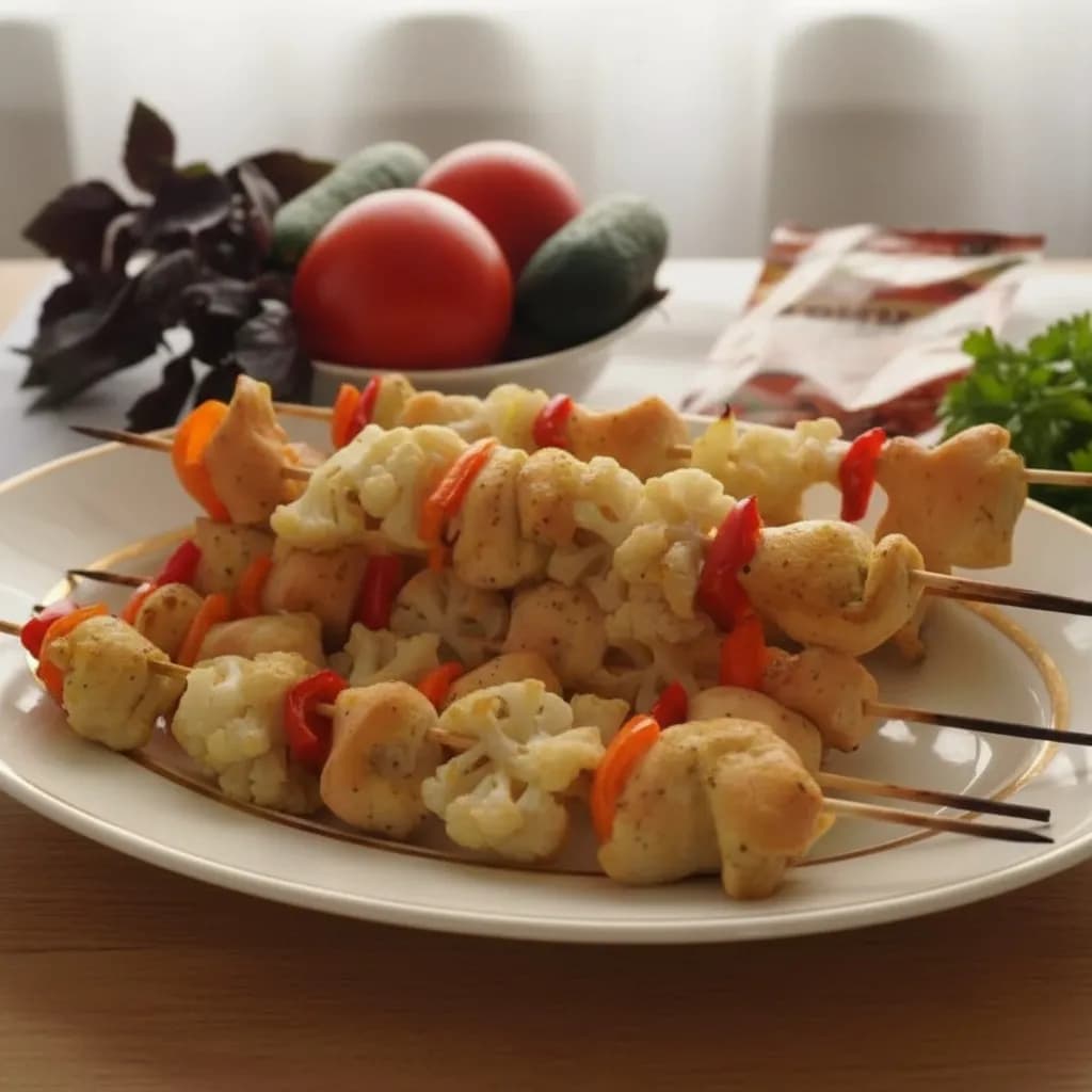 Шашлык с капустой