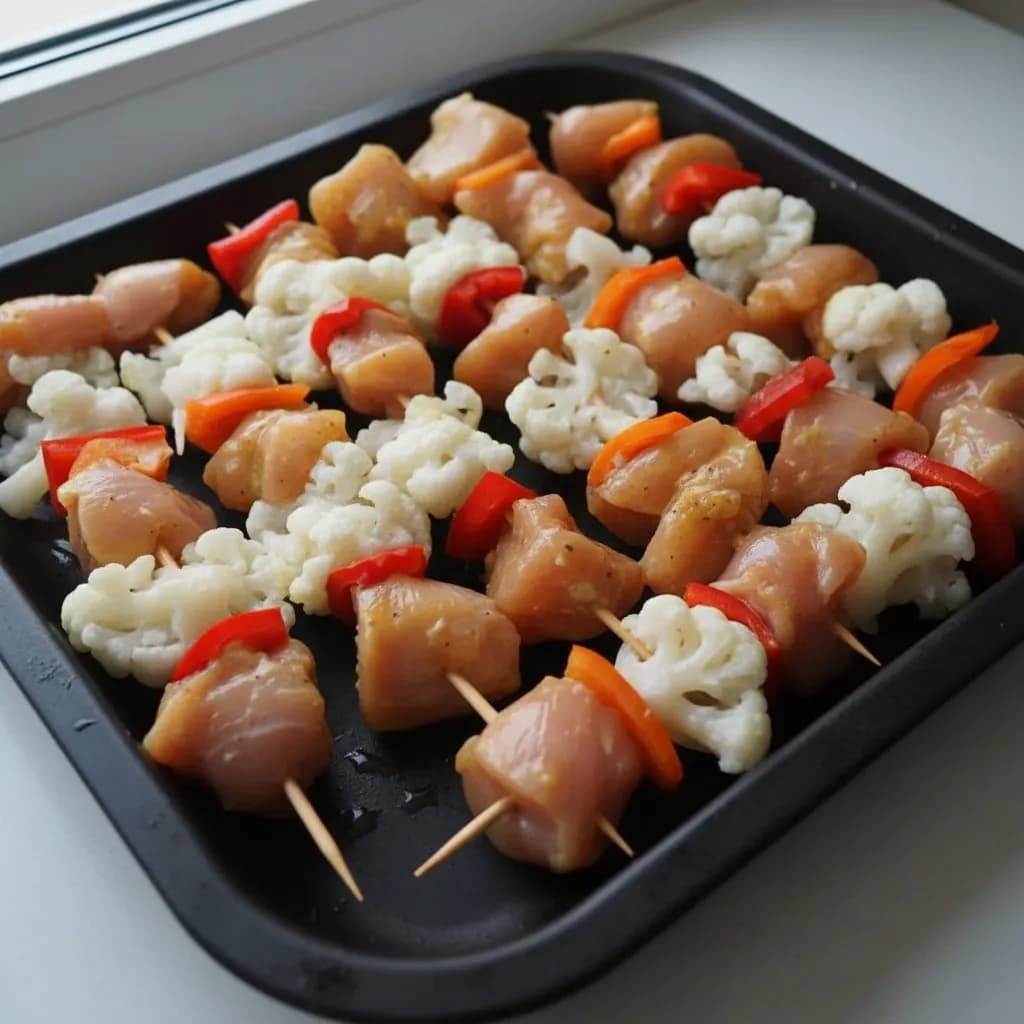 Шашлык на шпажках