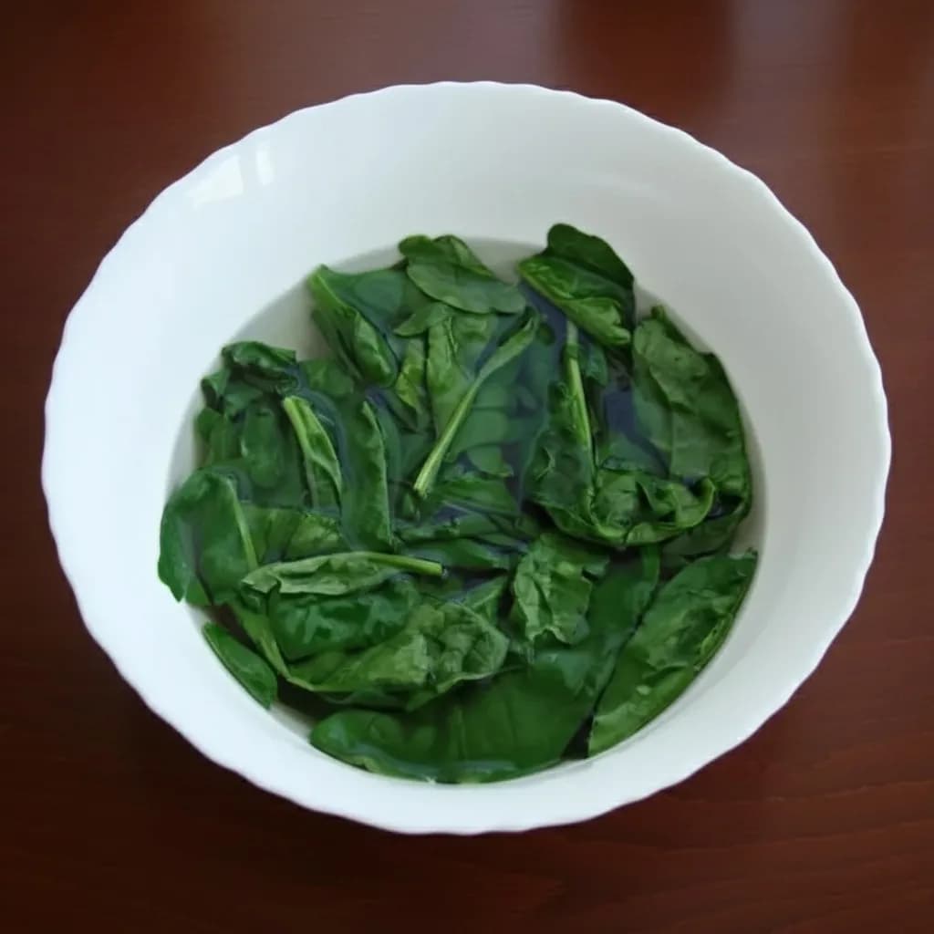 Шпинат в кипятке