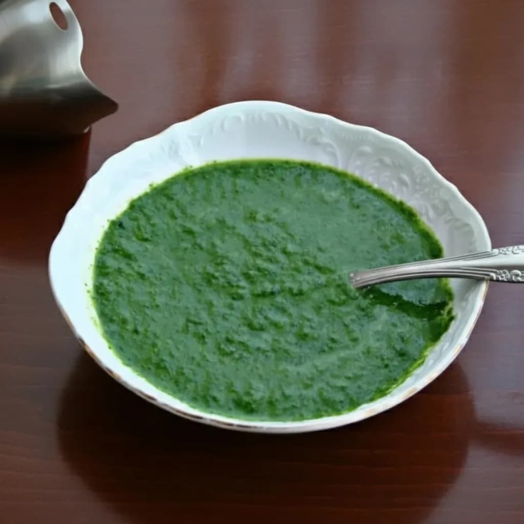 Шпинатное пюре