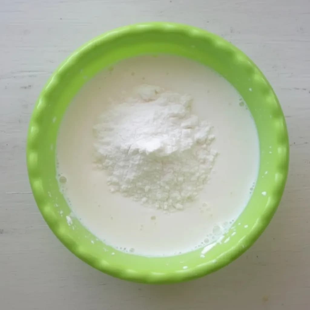 Сливки с крахмалом