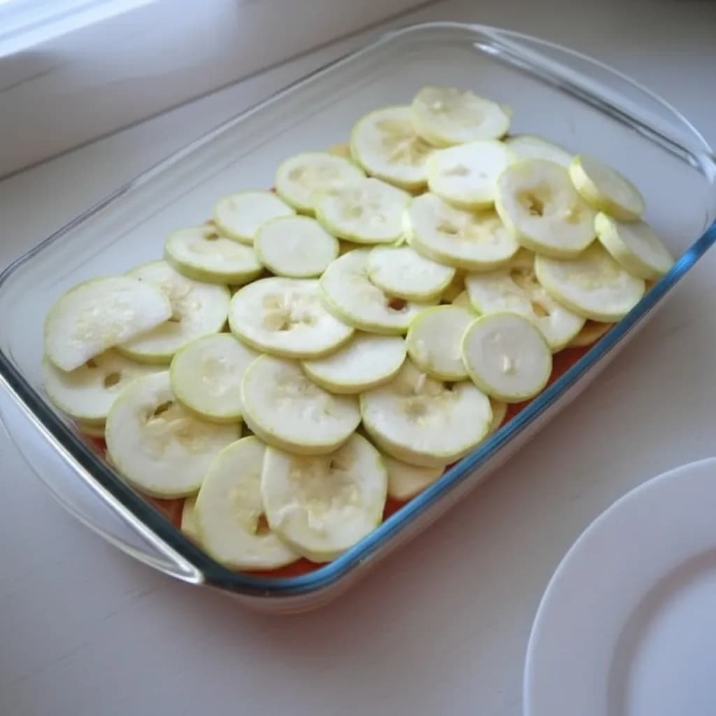 слой кабачков