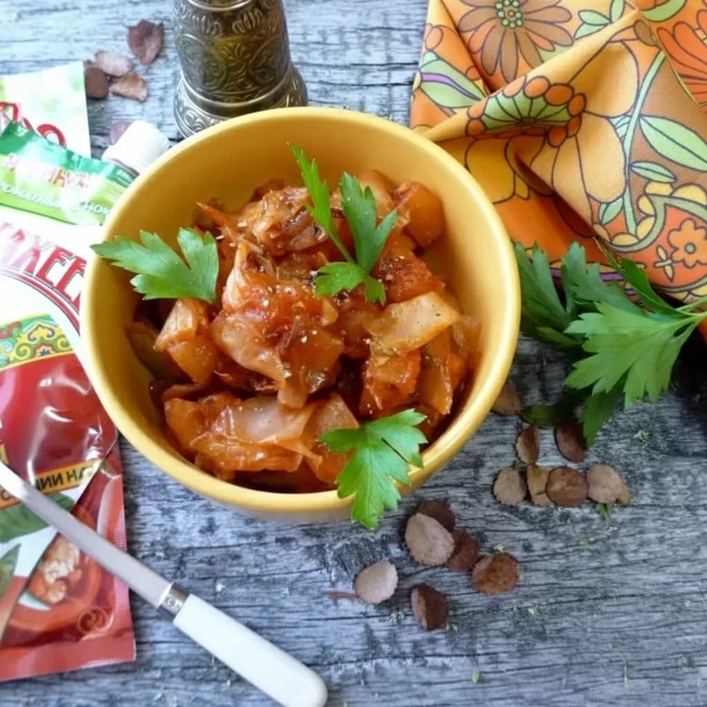 Солянка из свежей капусты