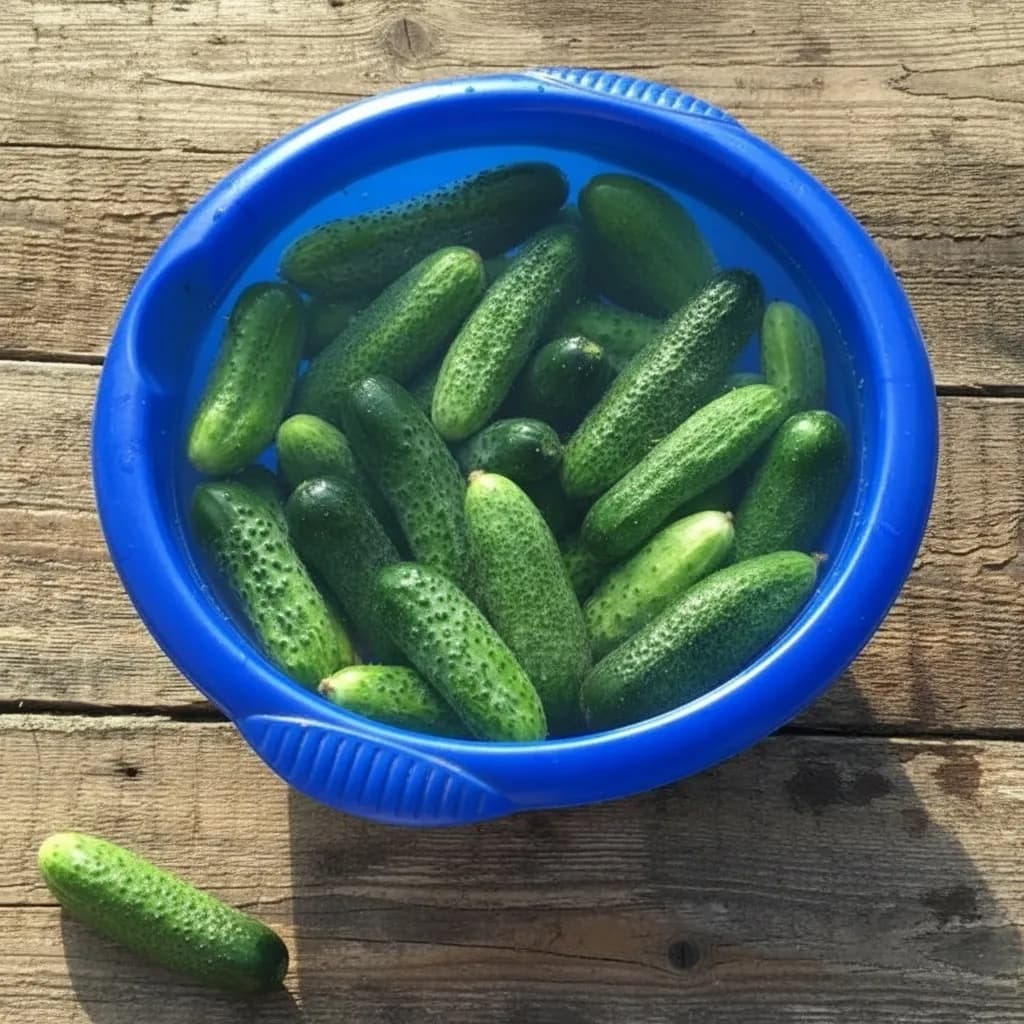 Свежие огурцы