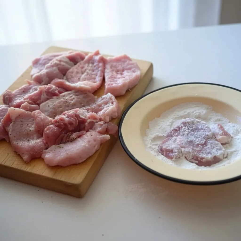 Свинина в муке