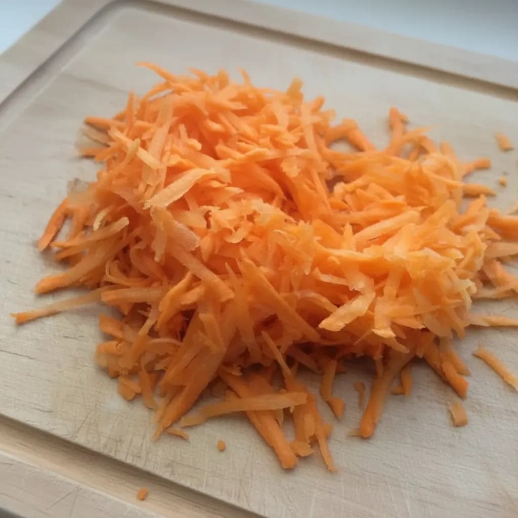 тёртая морковь
