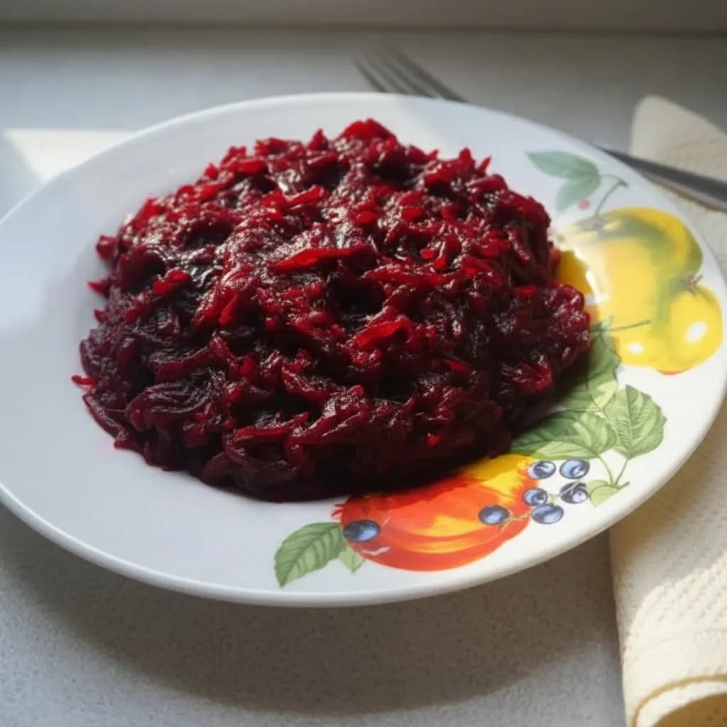 Тёртая свёкла