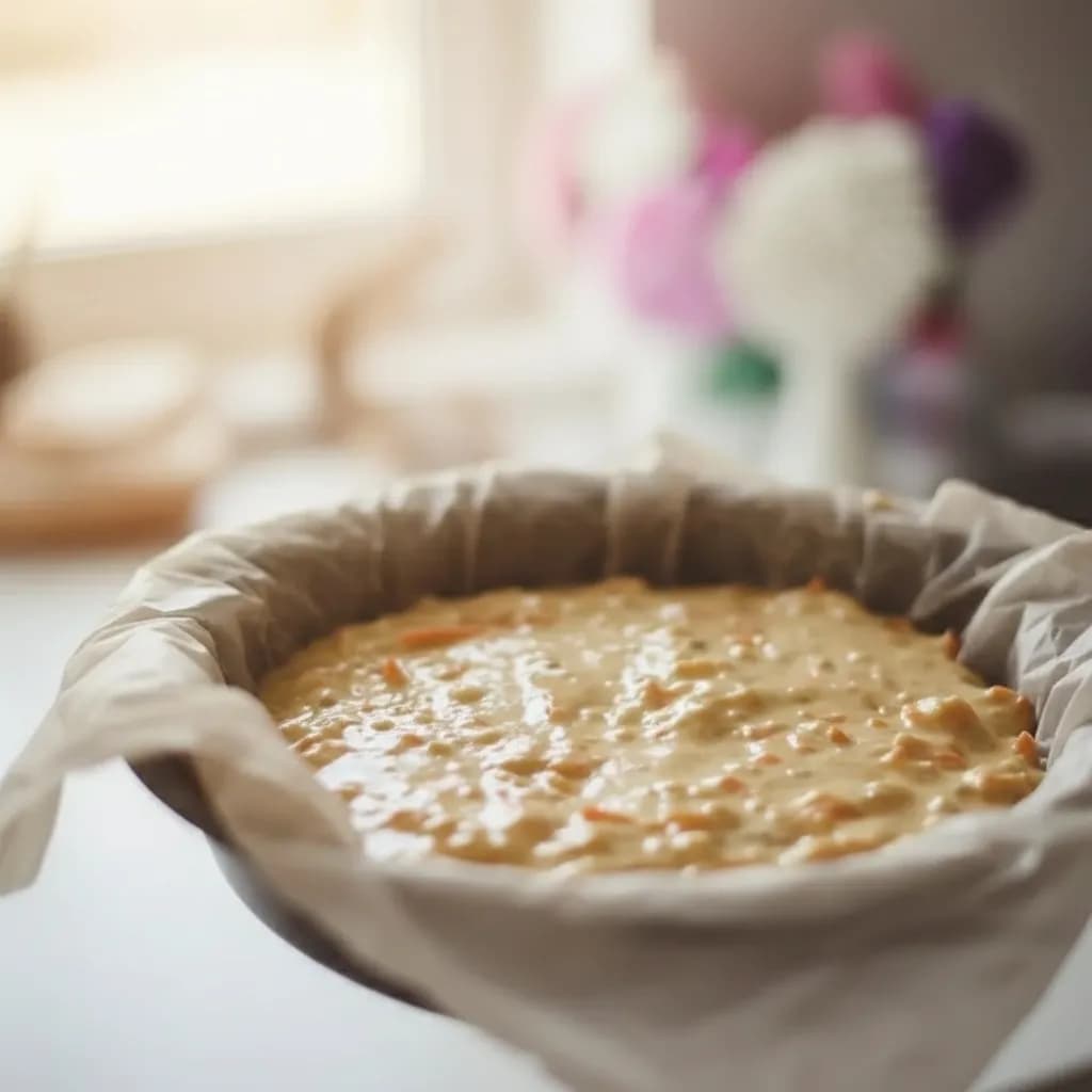 Тесто в форме