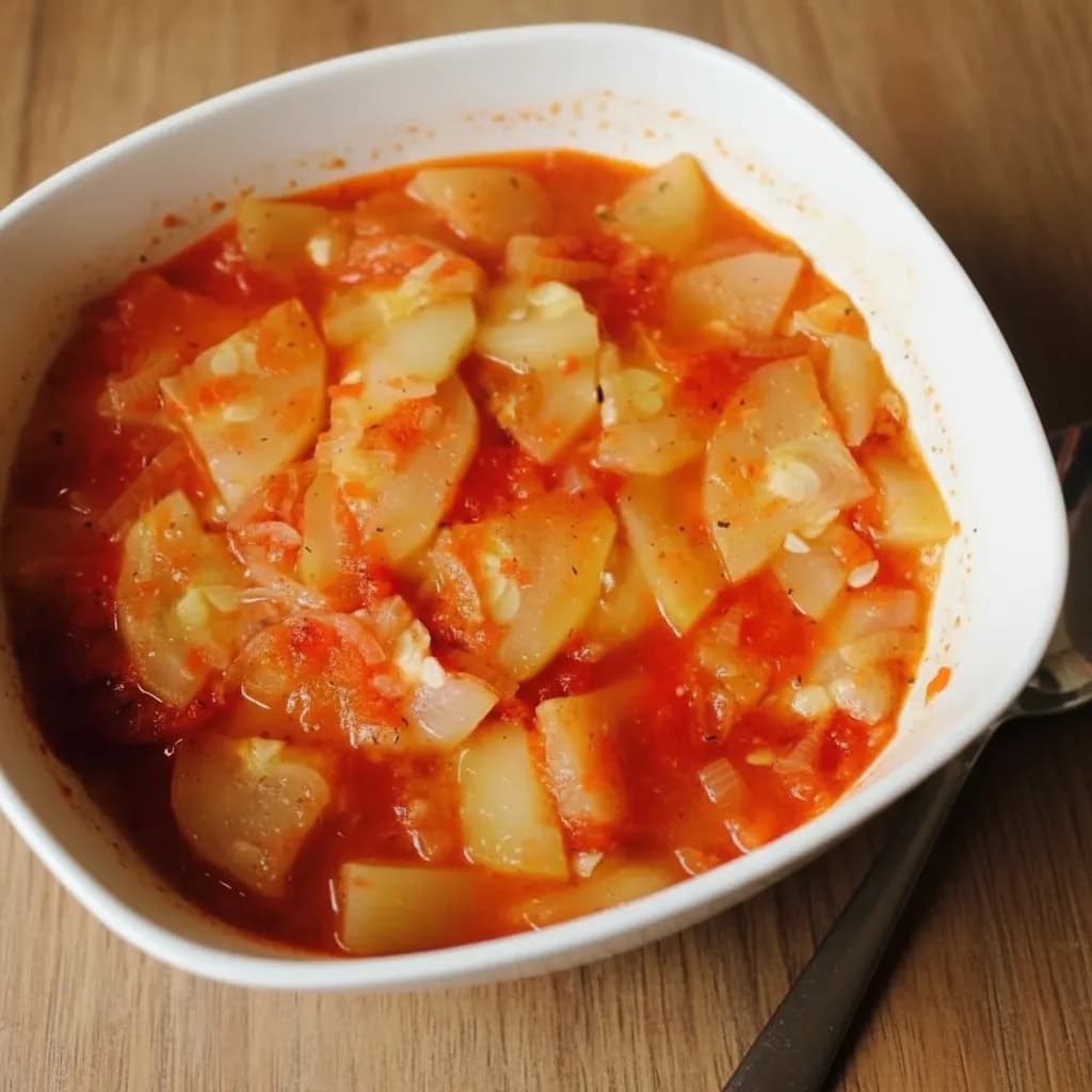 Тушение кабачка