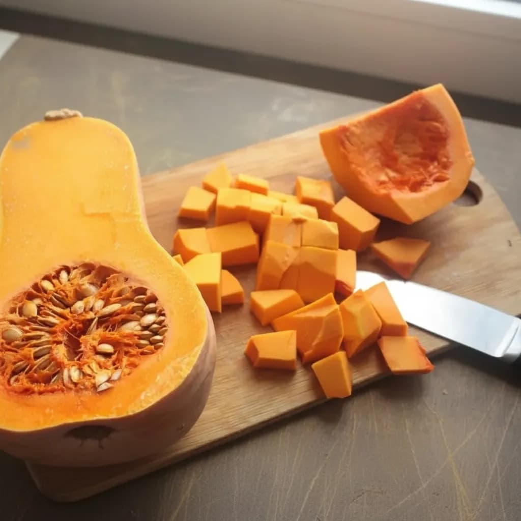 тыква кусочками