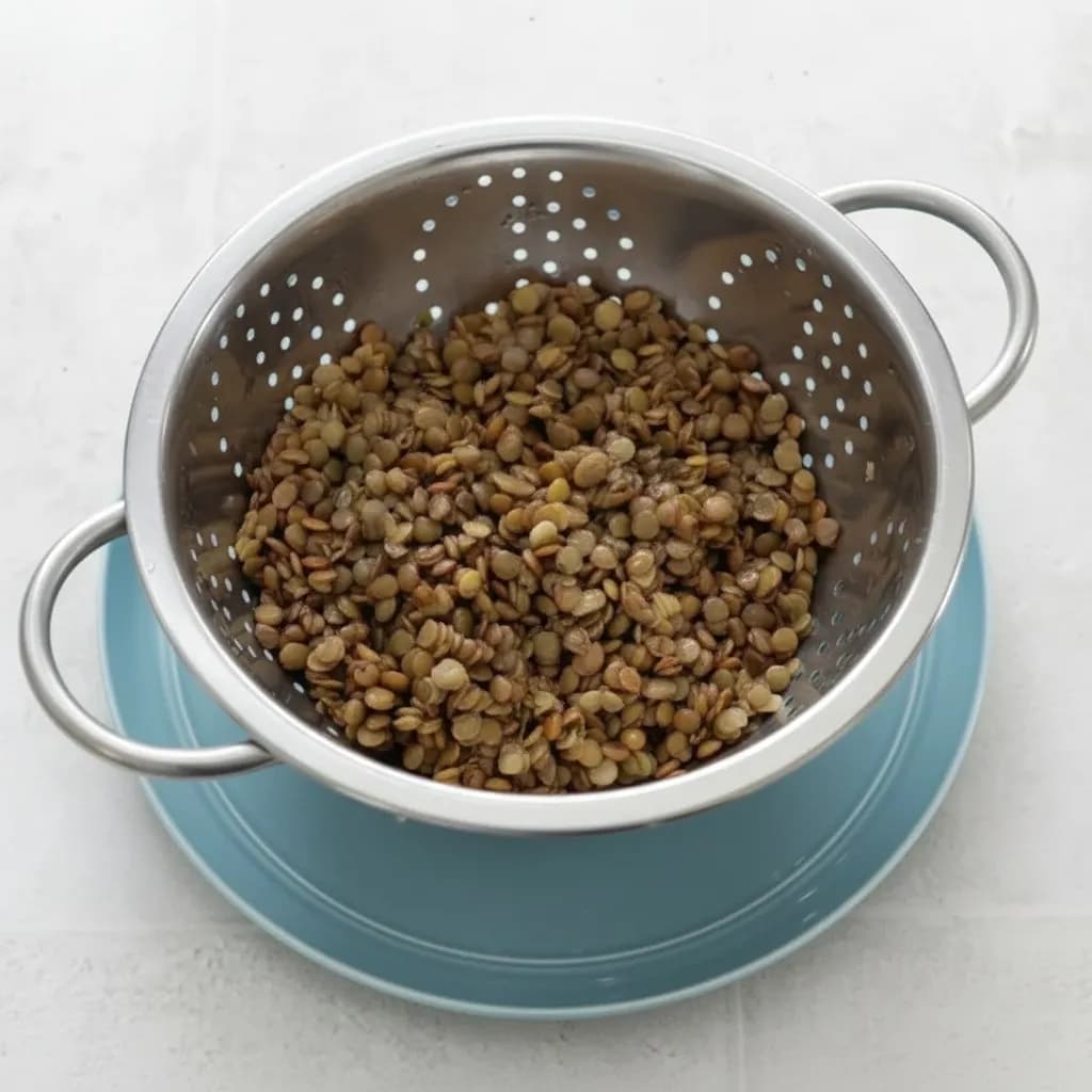 Вареная чечевица