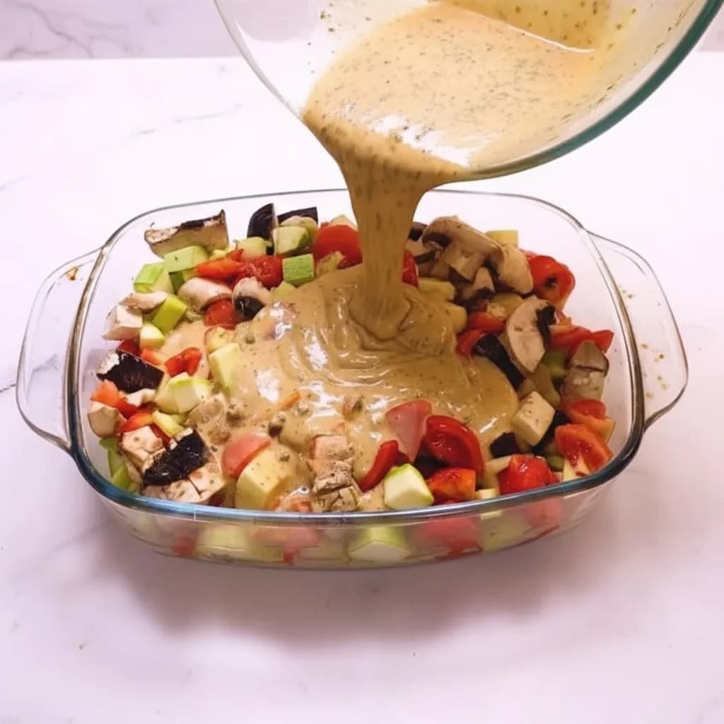 Смесь с овощами