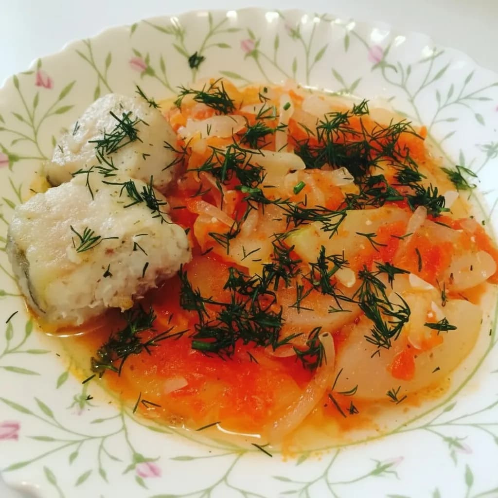 Жареный минтай