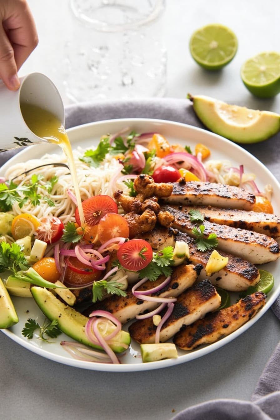 Гавайский куриный салат