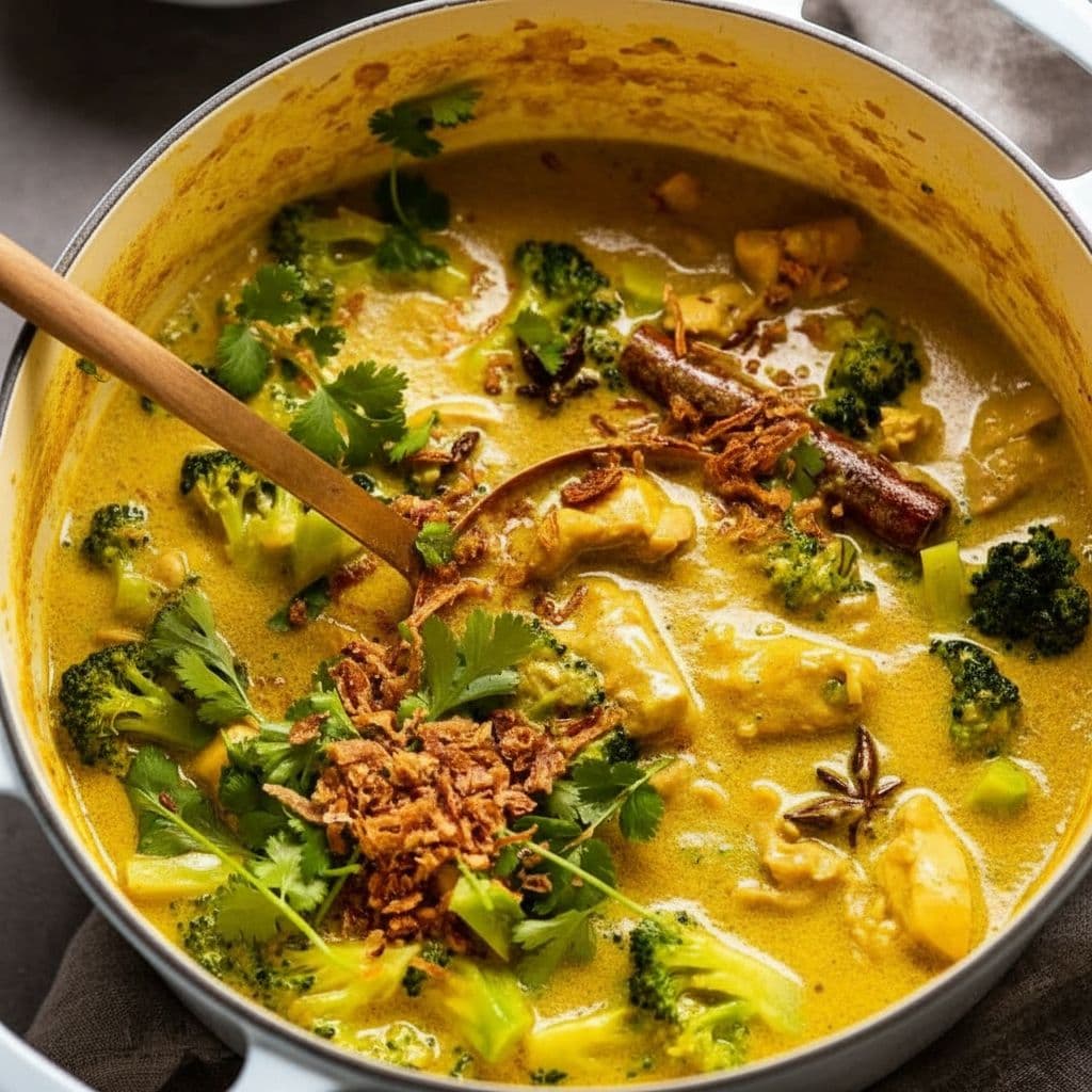 Золотое кокосовое куриное карри