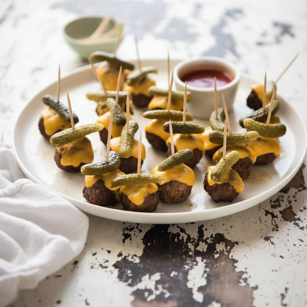 Фрикадельки «Чизбургер» для вечеринки