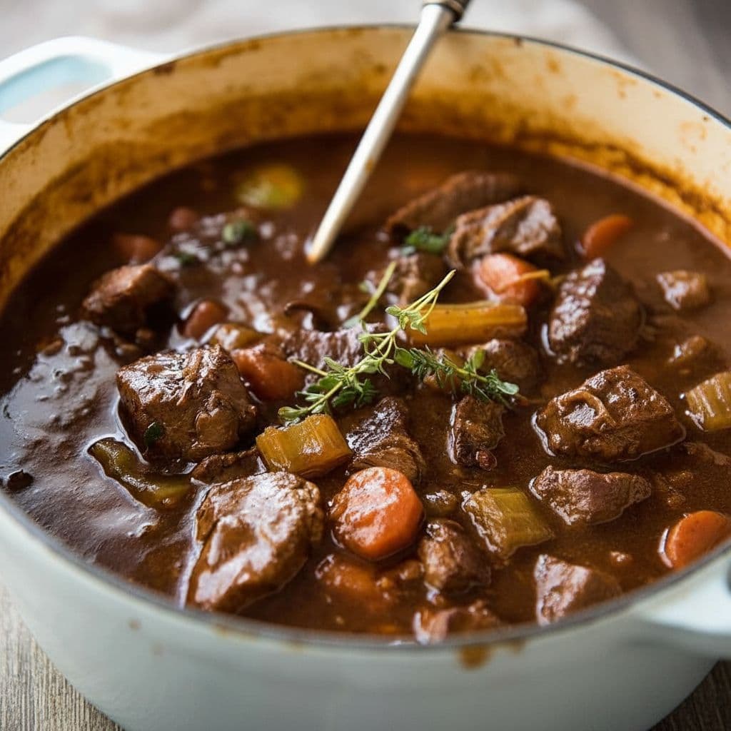 Ирландское рагу из говядины с Гиннессом