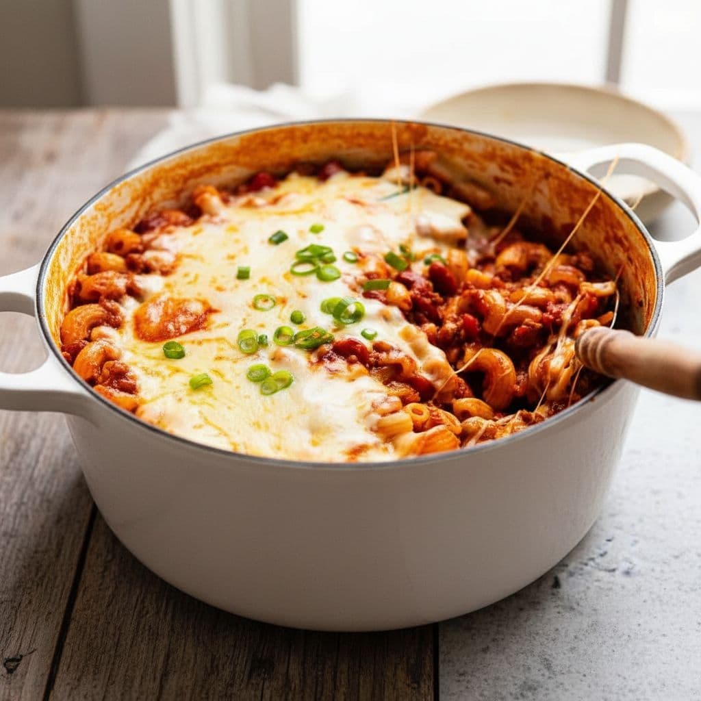 Паста с говядиной по-каджунски