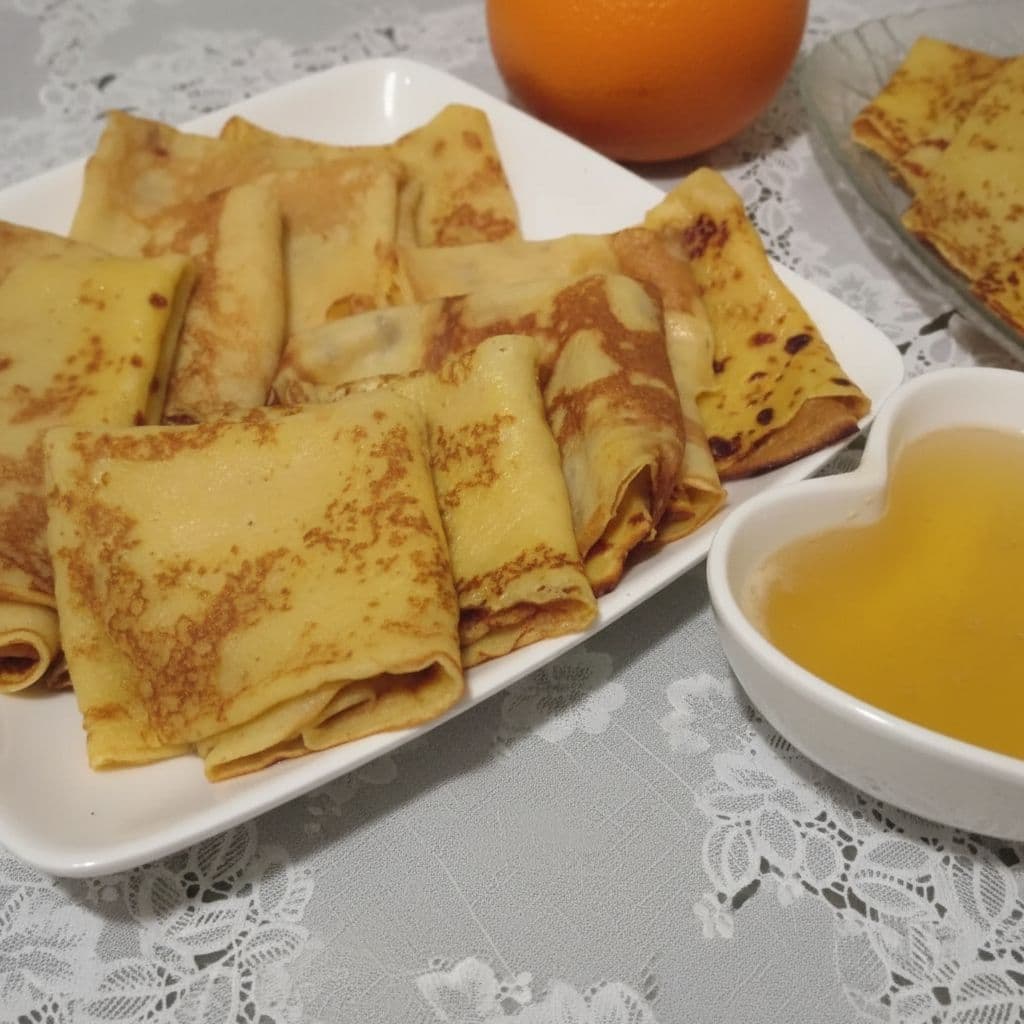 Тыквенно-апельсиновые блины с ароматом имбиря