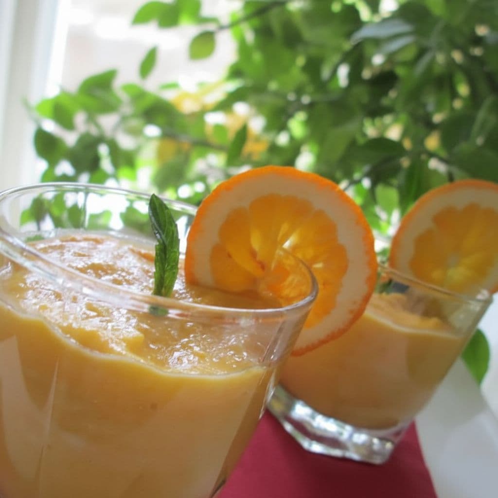 Тыквено-апельсиновый крем-мусс