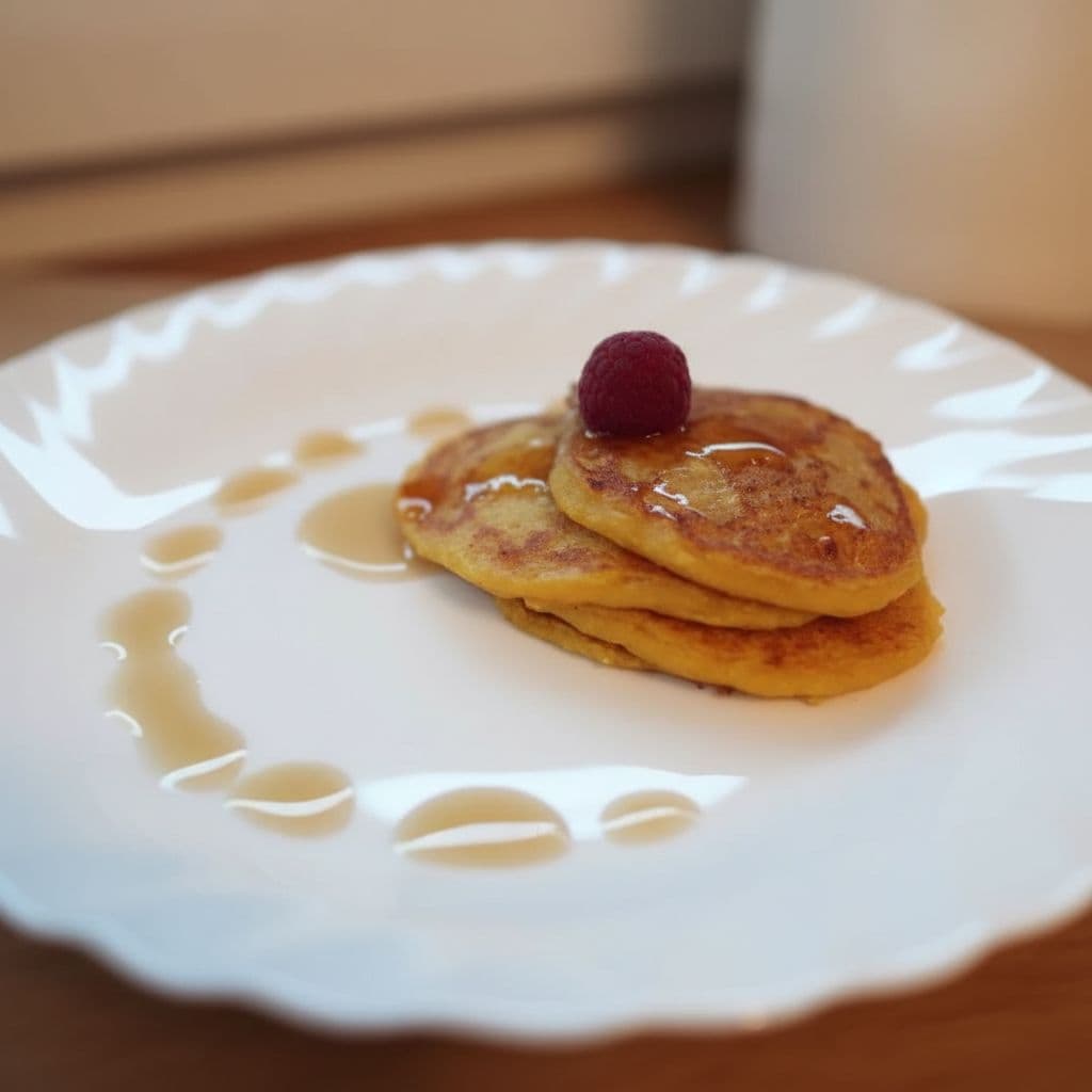 Тыквенно-яблочные оладьи