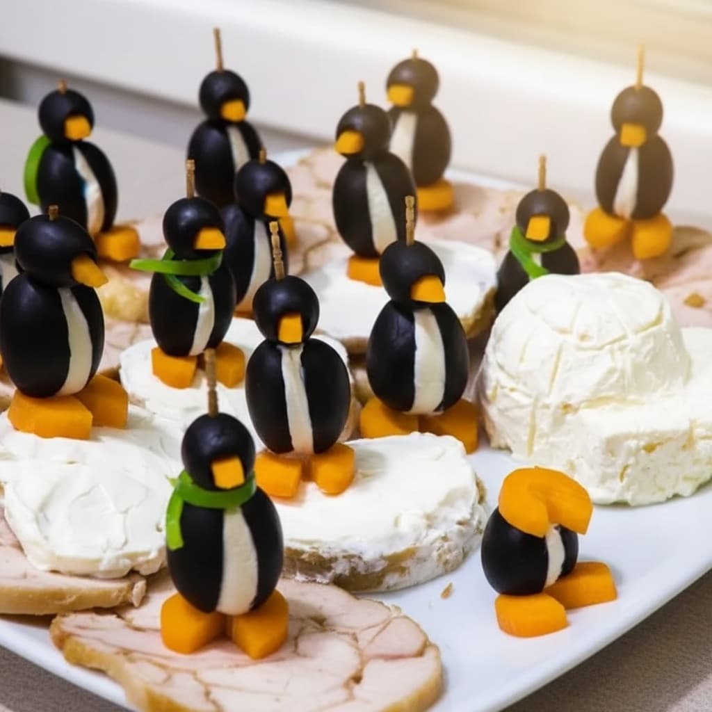 Быстро-маринованная курица «Пингвины на куриных льдинах»