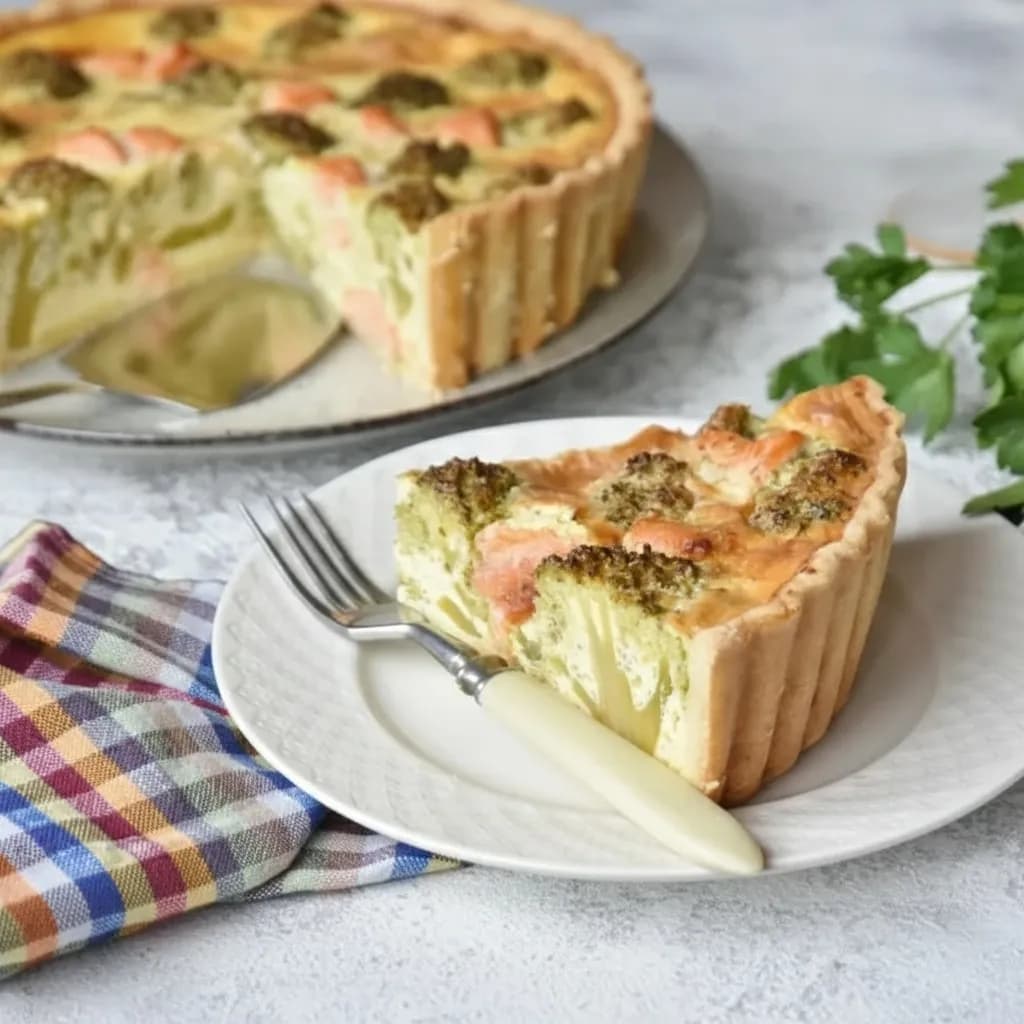 Киш с брокколи