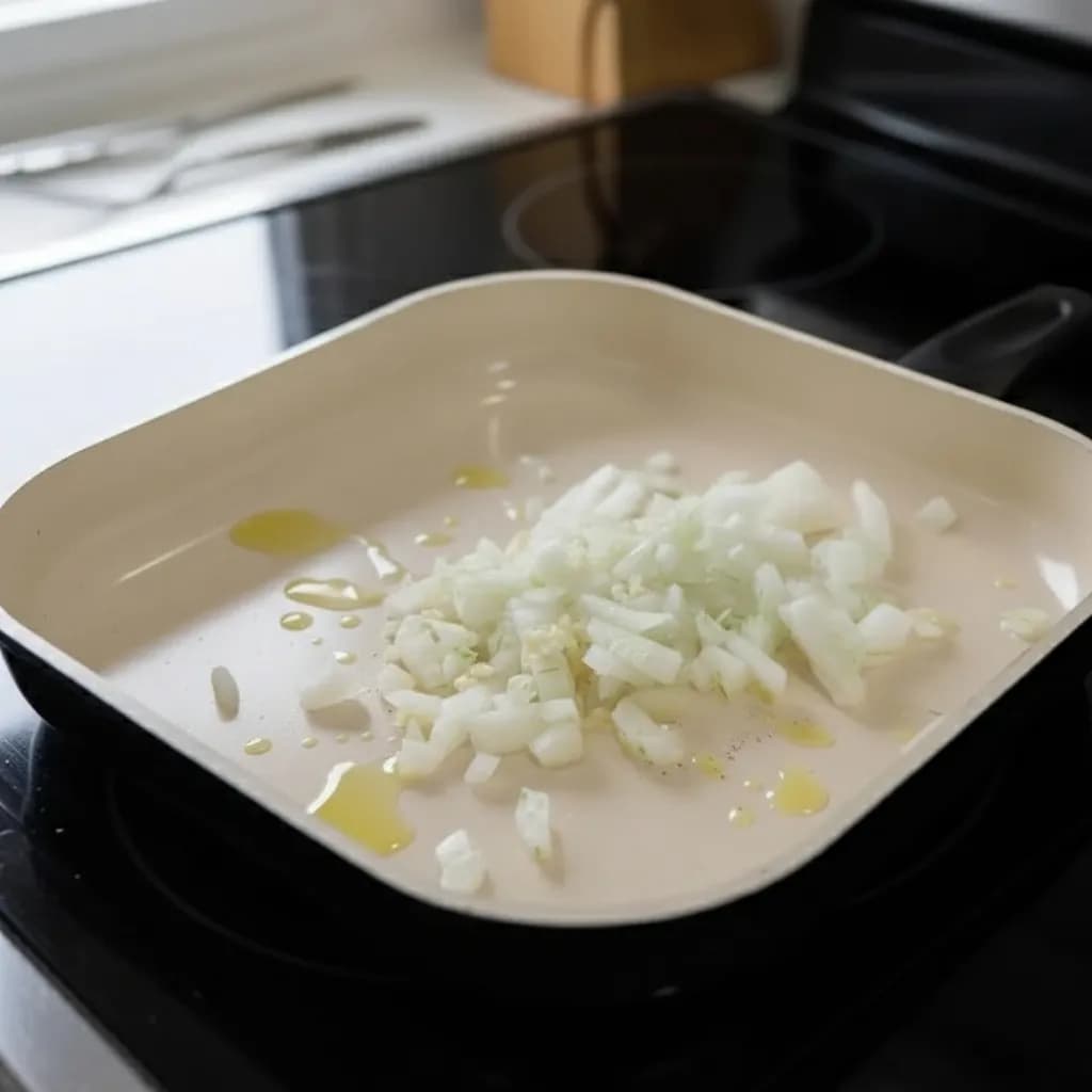 Лук с чесноком