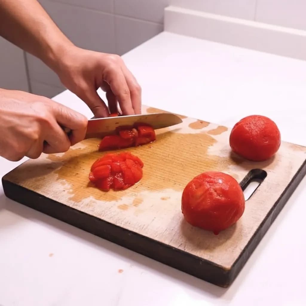 Нарезанные помидоры