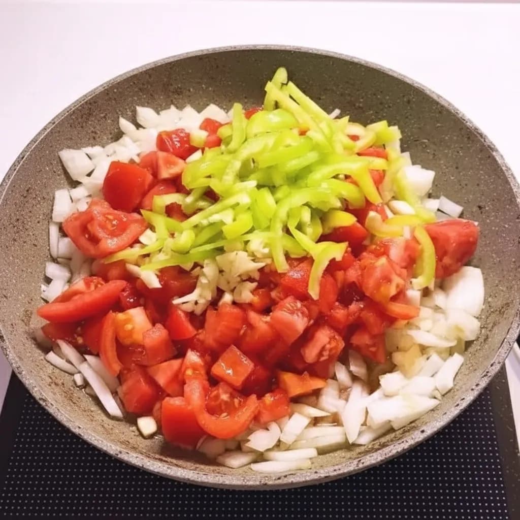 Овощи в сковороде