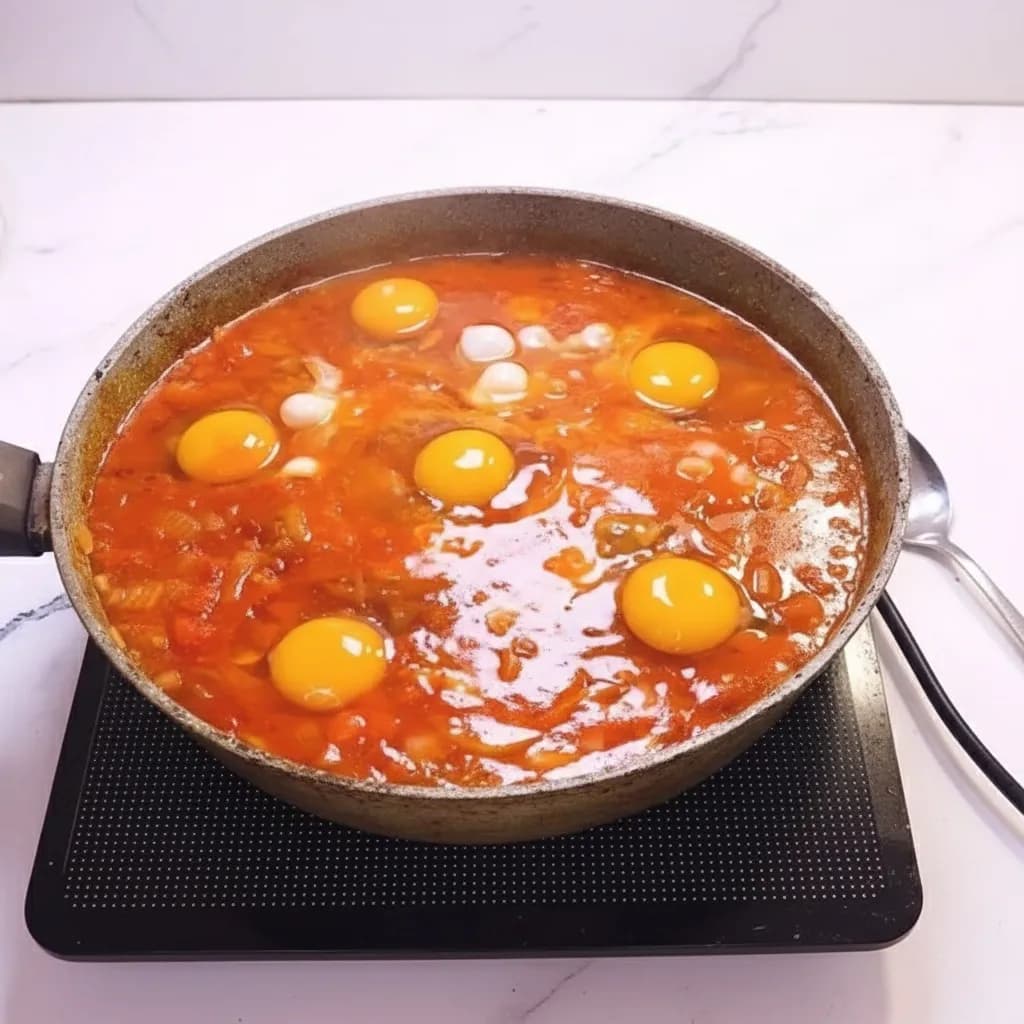 Шакшука в сковороде