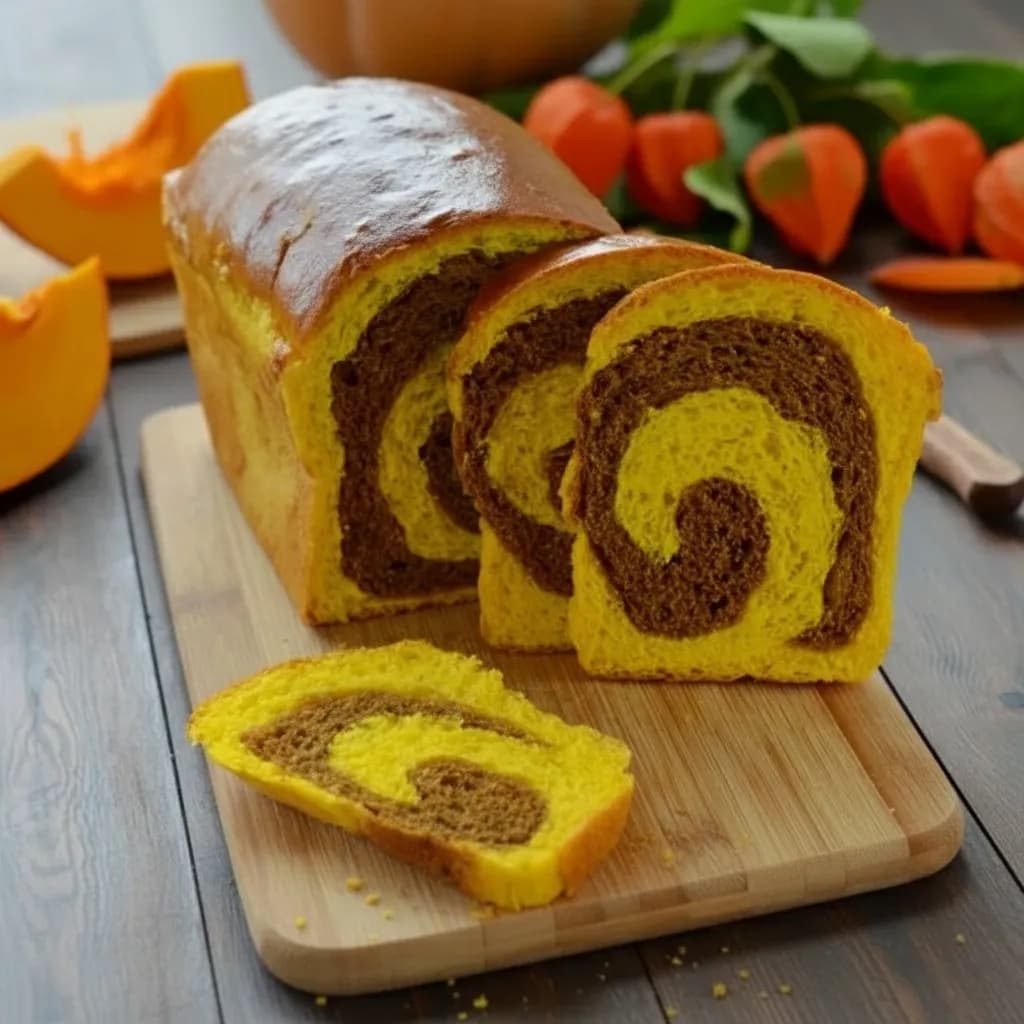 Тыквенно-шоколадный хлеб