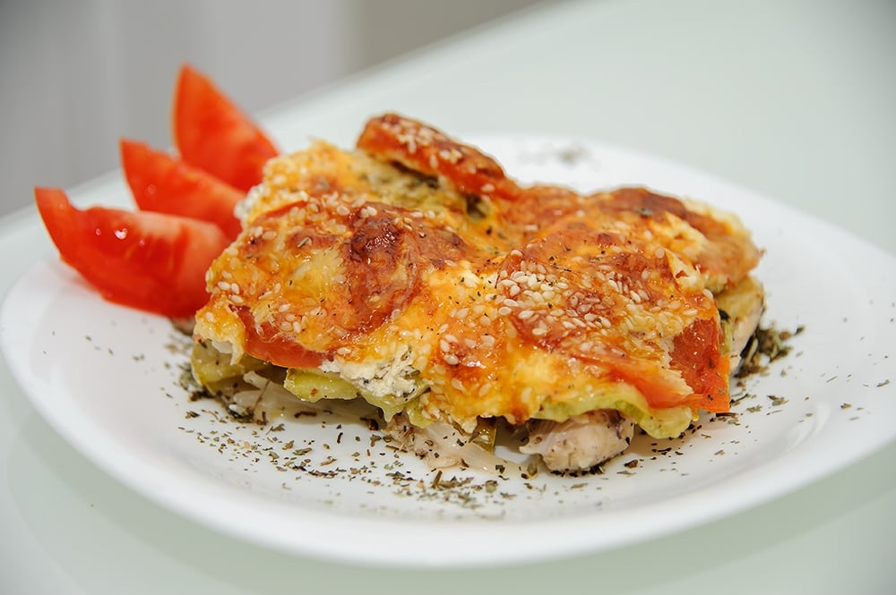 Курица с кабачками и болгарским перцем (на сковороде) — рецепт с фото пошагово